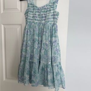 Vici Floral Blue Mini Dress